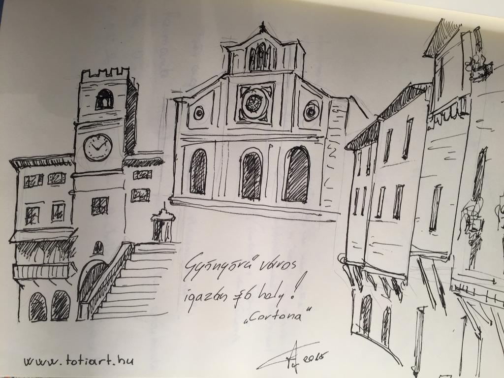 Casa Mia A Cortona Apartman Szoba fotó